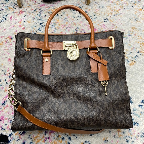 Authentic Michael Kors Large Hamilton Tote - Picture 1 of 8